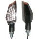 PAR PISCAS UNIVERSAIS MOTO PRETO VIDRO FUMADO LEDS
