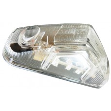 FAROLIM LED MODELO TT TRIANGULAR VIDRO BRANCO