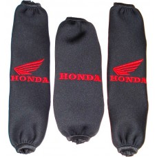 KIT CAPA AMORTECEDOR HON TRX 400/450 PRETO NEOPRENE BORDADO