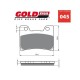 PAR PASTILHAS TRAVÃO GOLD FREN 045 S3