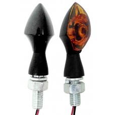 PAR PISCAS SETA MINI LED PRETO LARANJA
