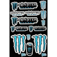 KIT AUTOCOLANTES MONSTER AZUL