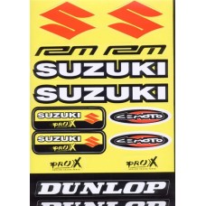 KIT AUTOCOLANTES PLANO 18 SUZUKI AMARELO