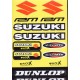 KIT AUTOCOLANTES PLANO 18 SUZUKI AMARELO