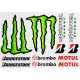KIT AUTOCOLANTES PLANO MONSTER BRIDGESTONE