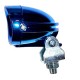 FAROL ATV PEQUENO AZUL 12V 20W HALOGÉNO C/ SUPORTE