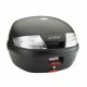 TOP CASE KAPPA 35 LTS PRETO (C/ BASE K628) REFLECTOR BRANCO - K35N