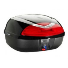 TOP CASE KAPPA 42 LTS PRETO (C/ BASE K628) REFLECTORES VERMELHOS - K42N 