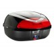 TOP CASE KAPPA 42 LTS PRETO (C/ BASE K628) REFLECTORES VERMELHOS - K42N 