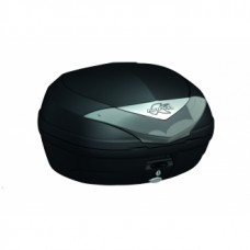 TOP CASE KAPPA 46 LTS PRETO (C/ BASE K628) REFLECTORES FUMADOS- K466N